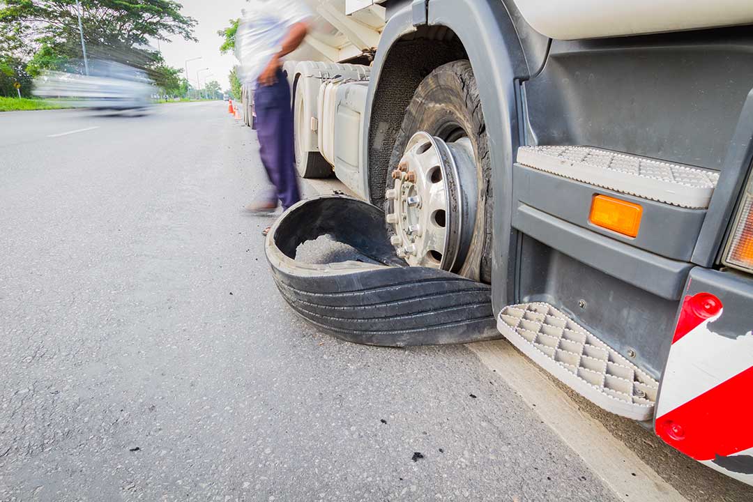 tire blowouts when passing semi-trucks